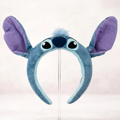 Tiara Stitch Pelúcia Arco Arquinho Cabelo Fofinha Original Stitch Fofinha