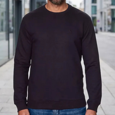 Suéter Moletom Reserva Masculino Básico New — Preto Liso (M)