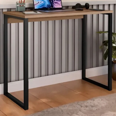 Escrivaninha Industrial Mesa Estudo Aparador Office Aço MDF — design funcional para escritório e estudo