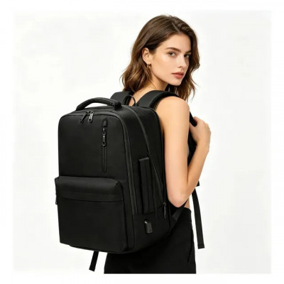 Mochila para Notebook Feminina Expansível 25L a 40L com USB e Impermeável