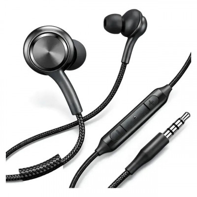 Fone De Ouvido P2 Microfone E Controle Com Fio Nylon Reforçado Para Celular, Notebook, Pc E Smartphone Cor Preto — Review
