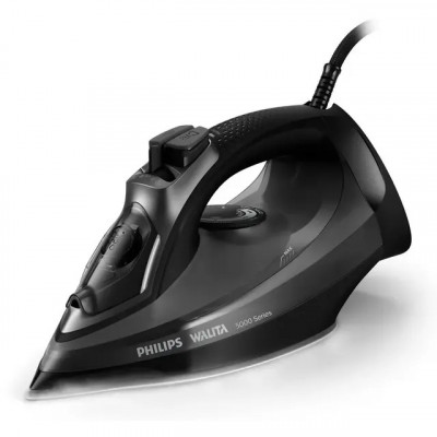 Ferro de Passar Roupas a Vapor Philips Walita DST5040 Série 5000 — 1470W (Preto)