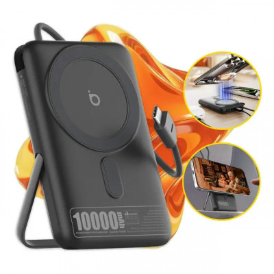 Basike Carregador Portátil Power Bank B205 Magsafe 10000mAh — PD 22.5w e Sem Fio