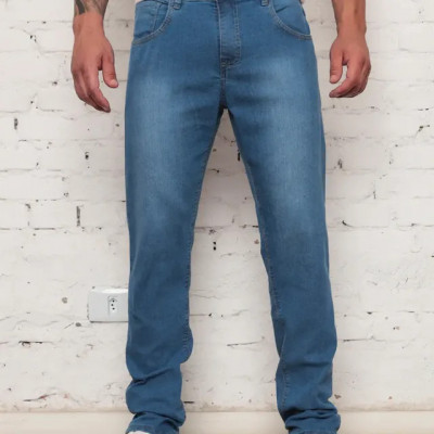 Calça Jeans Masculina Tradicional Corte Reto — review