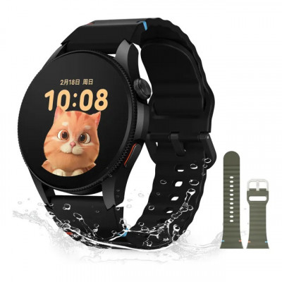 Smartwatch Aurafit G12 — GPS e resistência à água 3 ATM