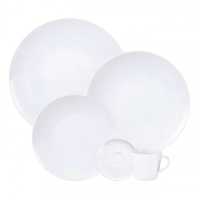 Aparelho de Jantar Tramontina Leonora em Porcelana — 20 Peças