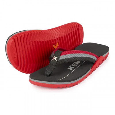 Sandália Kenner Nk6 Pro Vermelho/Cinza/Preto — Unissex Liso (41)