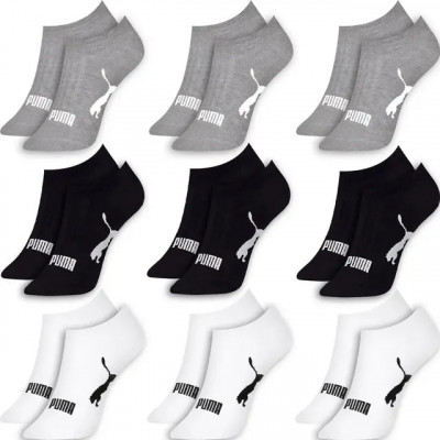 Kit 9 Pares Meias Puma Sapatilha Soquete Invisível Original