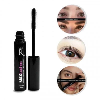 Max Lashes 2em1 Sérum De Tratamento E Rimel Preto — tratamento e maquiagem em um só
