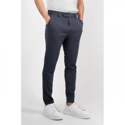 Calça Social Alfaiataria Masculina Malha Elastano Stretch — corte social com elasticidade