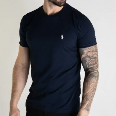 Camiseta Ralph Lauren Masculina Básica Azul Petróleo — review