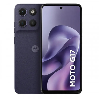 Smartphone Motorola Moto G17 4G — 128GB, 4GB RAM (+8GB Boost), Câmera 50MP Sony