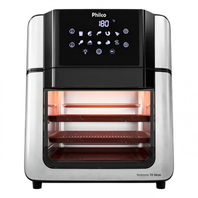 Air Fryer Oven Philco PAF15A (15L, Painel Digital) — Preto