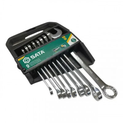 Jogo Chave Combinada 8 a 19 Sata — Conjunto com 9 peças