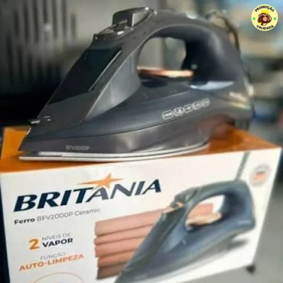 Ferro de Passar Britânia BFV2000P Ceramic