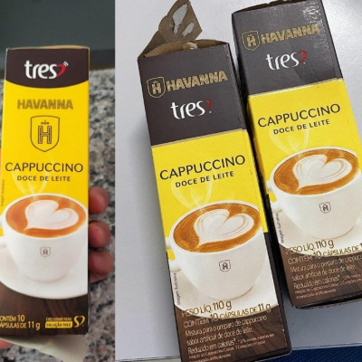 Cápsulas de Cappuccino Doce De Leite TRES 3 Corações - 10 unidades