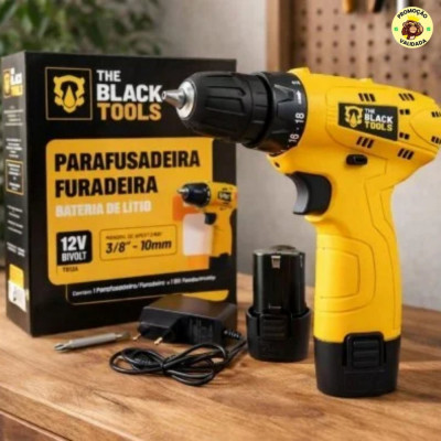 Parafusadeira Furadeira The Black Tools TB12A
