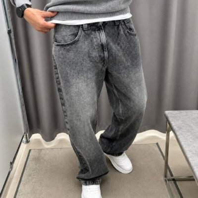 Calça Balão Jeans Streetwear Larga Bag