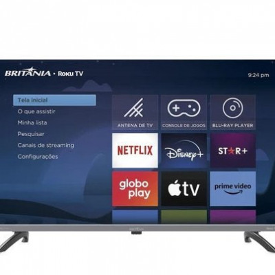 Smart TV 32 Polegadas HD Roku TV Wi-Fi Dolby Audio