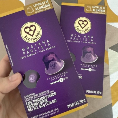 3 Corações Cápsulas de Café Mogiana Paulista, 10 cápsulas