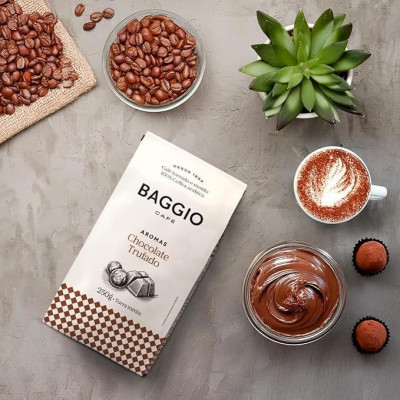 Baggio Café Torrado e Moído Aroma Chocolate 250g