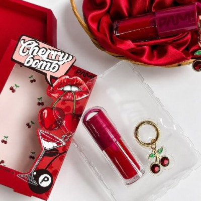 Gloss Labial Cherry Bomb Pam 5g Vermelho