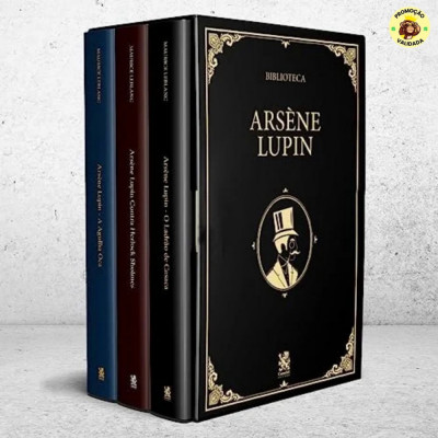 📚 Biblioteca Arsène Lupin Volume 01 - Box com 3 Livros
