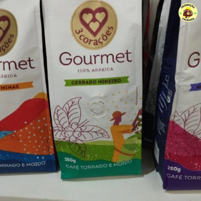 3 Corações Café Torrado e Moído Gourmet Cerrado Mineiro