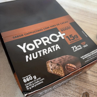Barra Proteína Nutrata Yopro Cappuccino 55g