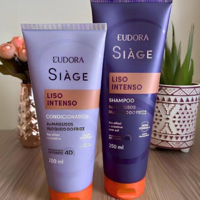 ✨ Pack Eudora Siàge Liso Intenso Shampoo + Condicionador