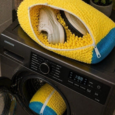 Kit com 2 Sacos Para Lavar Sapatos na Máquina De Lavar