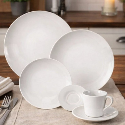 Aparelho De Jantar Tramontina Leonora Em Porcelana 20 Peças
