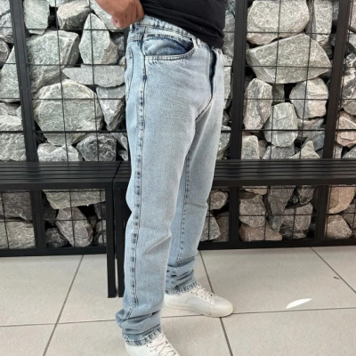 Calça Jeans Masculina Corte Reto Confortável
