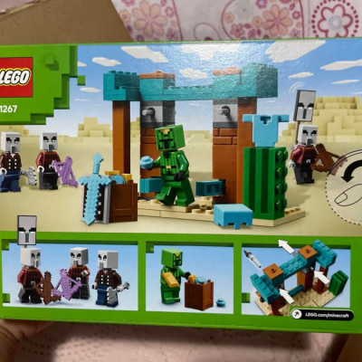 LEGO Minecraft Patrulha de Illagers no Deserto