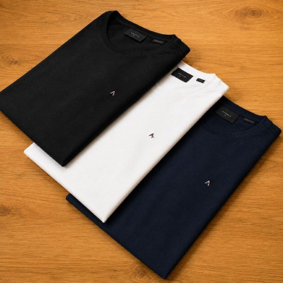 Kit com 3 Camisetas Aramis Basic Lisa