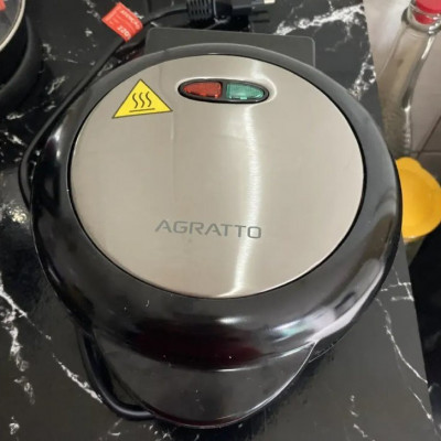 Omeleteira Antiaderente Elétrica Dupla 800W 220V Agratto