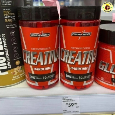 Creatina Hardcore 120 Capsulas Integralmedica