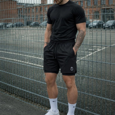 Kit 2 Shorts Masculino Kong 2 em 1 Dry Fit
