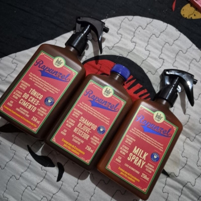Kit Rapunzel Shampoo, Tônico e Milk Spray