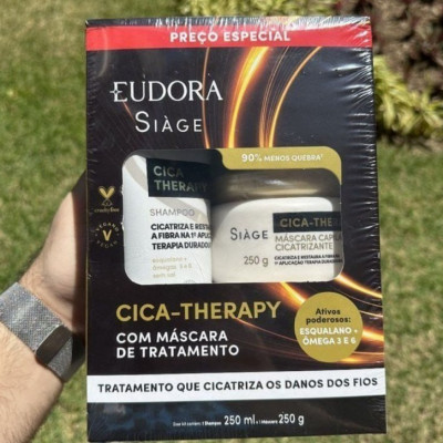 Kit Eudora Siàge Cica-therapy Shampoo e Máscara