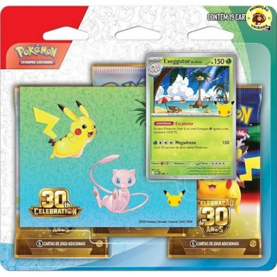 Pokémon TCG, Celebração de 30 anos – Blister Triplo