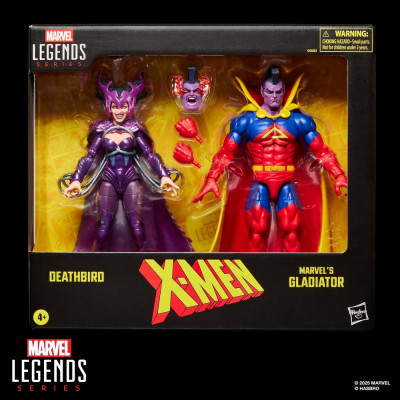 Marvel Legends Series X-Men Deathbird e Gladiator