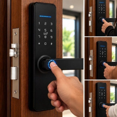 Fechadura Eletrônica Digital Bbg Smart Lock Biometria