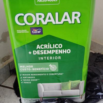 Coralar Tinta acrílica coral anti-mofo 18L