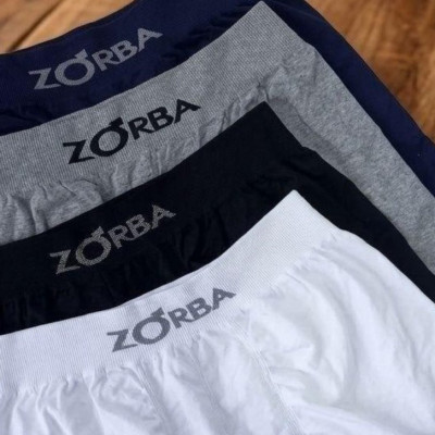 Kit 10 Cuecas Zorba Boxer Sem Costura Algodão
