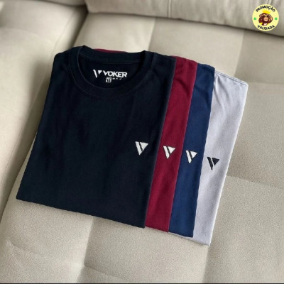 Camiseta Masculina Camisas Slim Voker