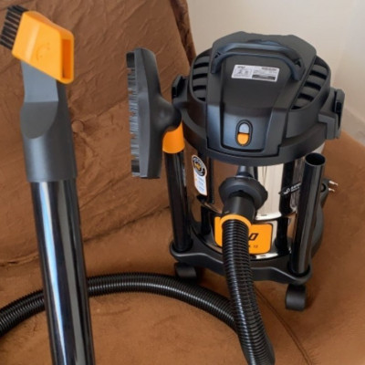 Aspirador de Pó e Água Barril, 12 Litros, com Filtro Lavável, 160mbar 1400W 220V