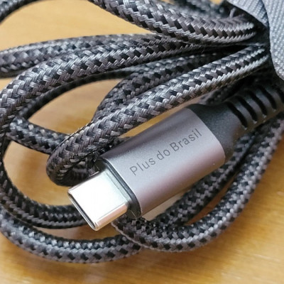 Cabo USB-C Duplo 240W 2m com Chip E-mark