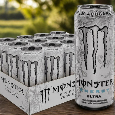 Kit Com 6 Energético Monster Ultra Lata 473ml