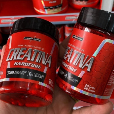 Creatina Hardcore Integralmedica 60 Cáps Pura Monohidratada